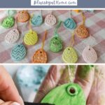 air-dry clay Easter egg graphic
