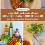 roasted baby carrot salad with mache, and Thai chile vinaigrette salad graphic