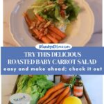 roasted baby carrot salad with mache, and Thai chile vinaigrette salad graphic