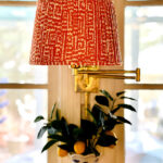 pleated DIY lamp shade