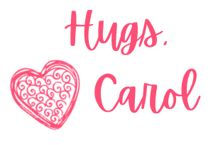 blog signature with heart graphic