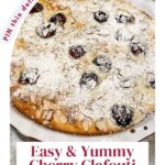 dark cherry clafouti graphic
