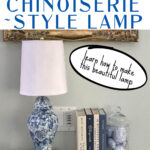 blue and white chinoiserie lamp