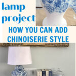 blue and white chinoiserie lamp