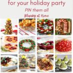 christmas appetizer collage graphic