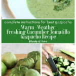 cucumber tomatillo gazpacho