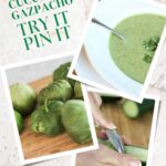 cucumber tomatillo gazpacho