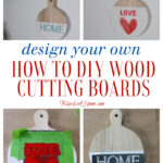 decorated wood cutting boards