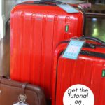 DIY luggage tags