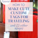 DIY luggage tags