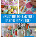 easy Easter bunny tree graphic