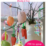 easy Easter bunny tree graphic