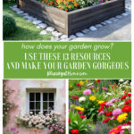 13 flower garden resources graphic