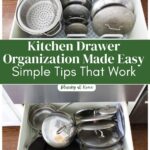 kitchen drawer organization