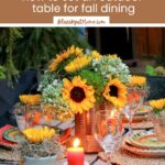 outdoor fall tablescape graphic