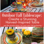outdoor fall tablescape graphic