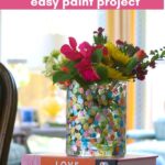 images of painted glasses with metallic paint