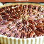 pecan rum tart Thanksgiving dessert