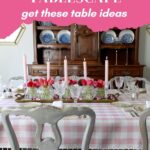 pretty pink tablescape graphic