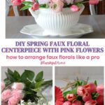 spring centerpiece tutorial graphic