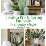 early spring entryway