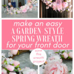 garden-style floral spring wreath