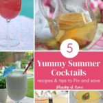 5 Amazing Yummy and pretty summer cocktails