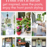 summer front porch ideas graphic