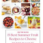 summer fruit dessert graphic