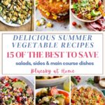 delicious summer vegetables graphic
