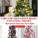 tabletop christmas tree Pin