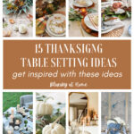Thanksgiving table setting graphic