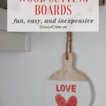 decorated wood cutting boards
