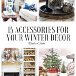 winter decor accessories