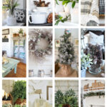 collage of winter accessories