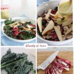 winter kale salad with pear-thyme vinaigrette