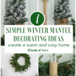 winter mantel decor graphic