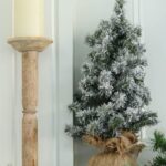 cozy winter mantel decorating