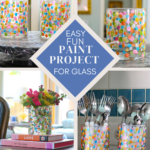 how to decorate glass with paint graphic